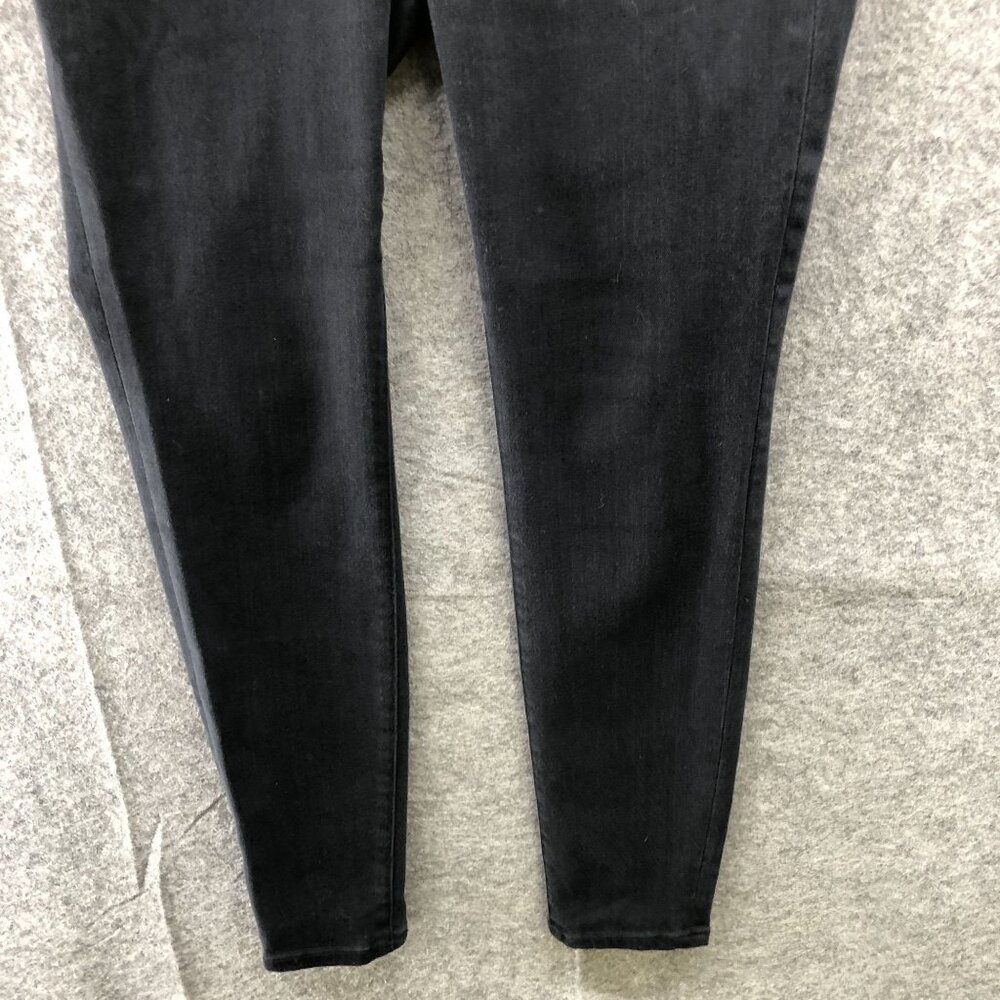 Madewell 9'' Mid Rise Skinny Jean Womens Size 27 Black Stretch - Picture 4 of 12